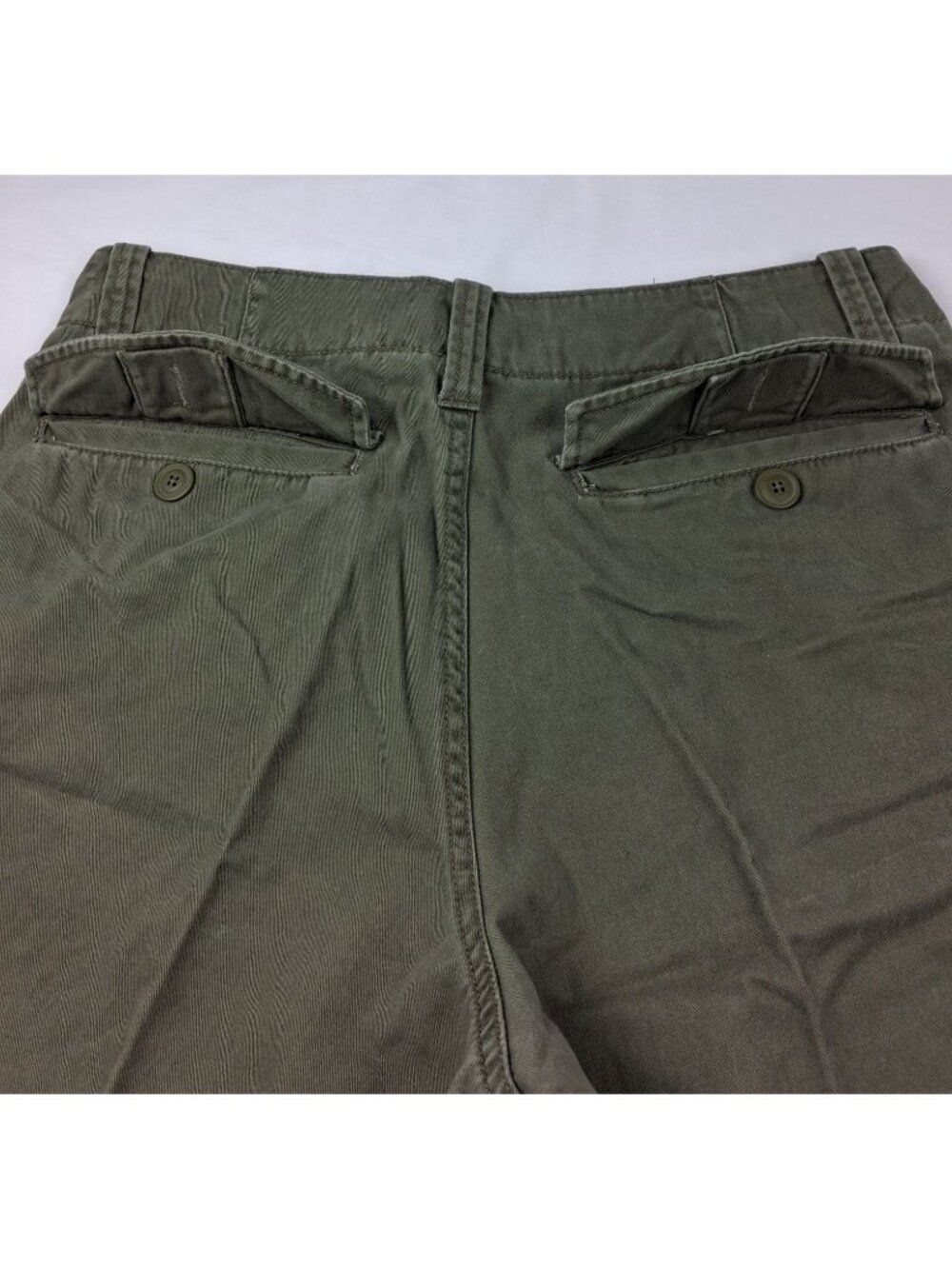 Men's Size 34 Canyon River Blues 8 Pocket Cargo Fit Olive Green Cotton Shorts - Picture 8 of 11